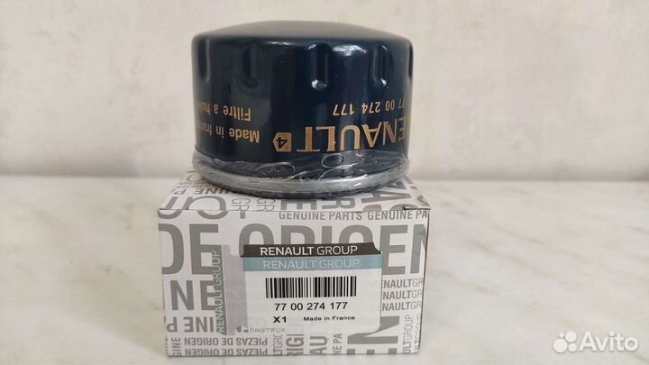 Фильтр масляный Logan Ларгус renault 7700274177