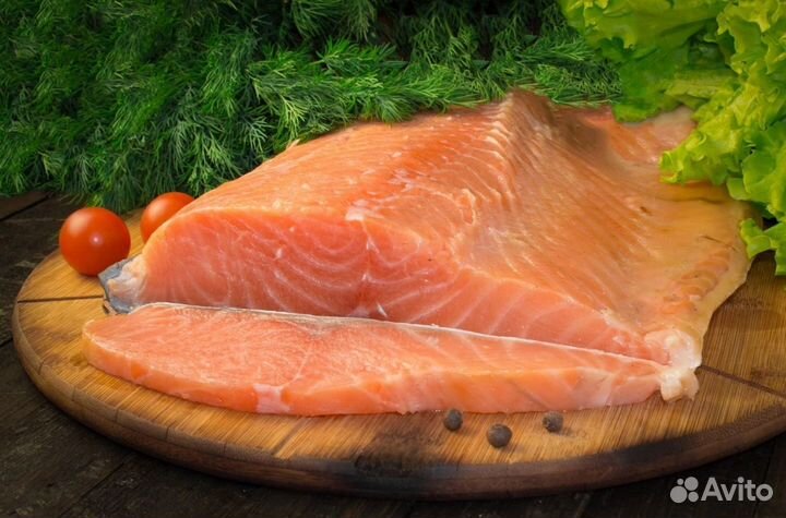 Рыба Сёмга пласт слабосоленая