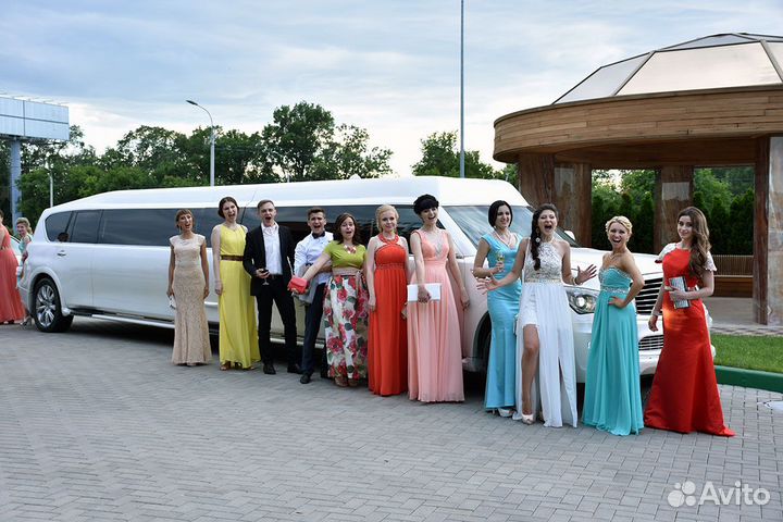 Роскошный лимузин Infiniti QX56 на свадьбу