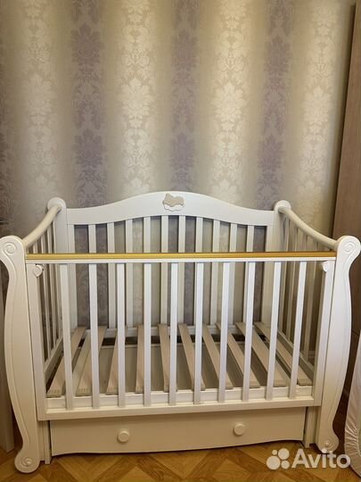 Детская кровать Можга с продольным маятником