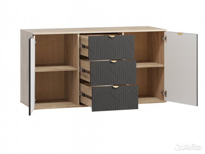 Тумба Монблан-2 Fancy Grafit