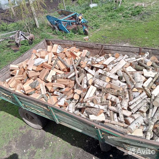 Дрова колотые сухие