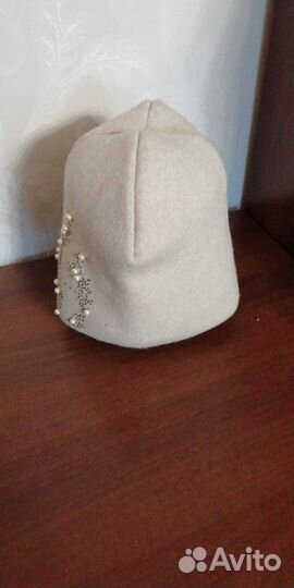 Шапка зимняя женская вязанная