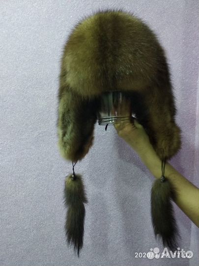 Шапка из меха соболя