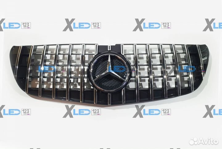 Решетка радиатора Mercedes w447 Viano V-class хром