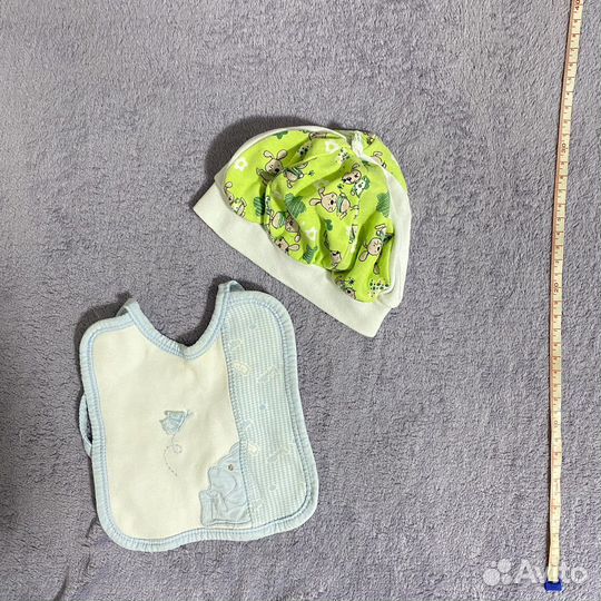 Шапочки, косынки, слюнявчики