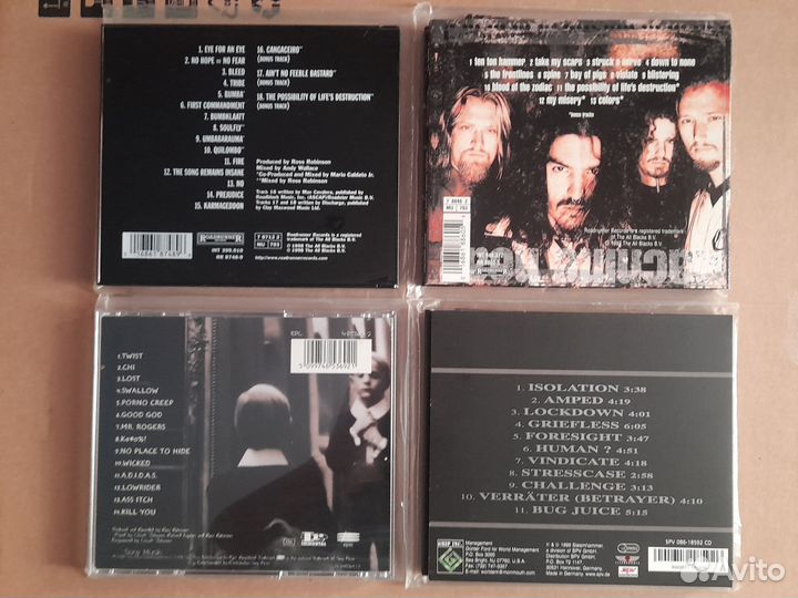 Фирменные CD разных metal исполнителей. Люкс