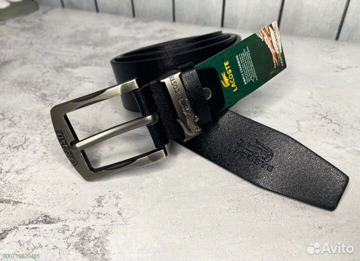 Классический Мужcой peмeнь Lacoste