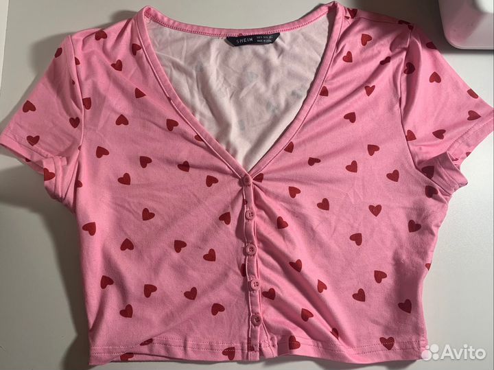 Топ shein с сердечками