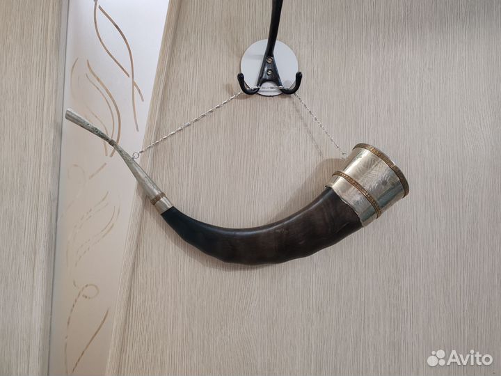 Рог изобилия, СССР, огромный. Рог тура