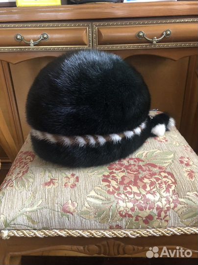 Шапка норковая женская
