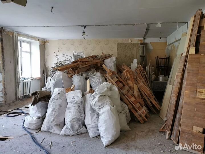 Демонтаж домов и вывоз мусора