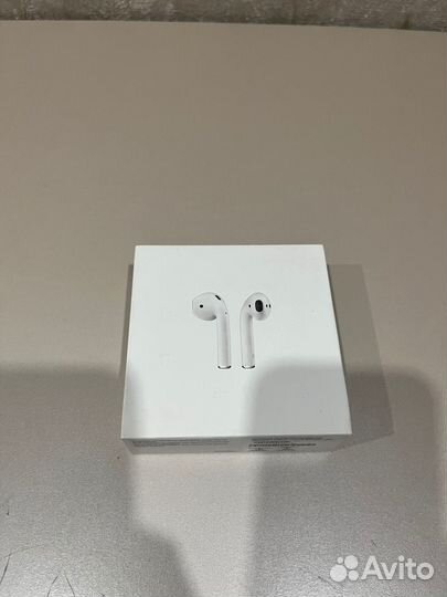 Наушники apple airpods 2 с кейсом и коробкой