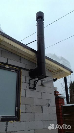 Монтаж вентиляции и дымоходов + акт