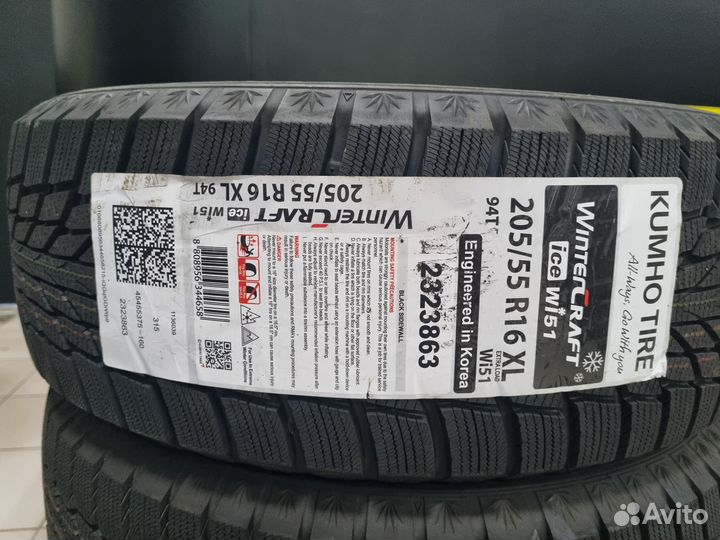 Kumho WinterCraft Ice Wi51 205/55 R16 94T