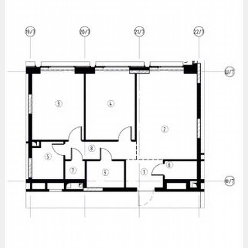 2-к. квартира, 65,4 м², 12/27 эт.