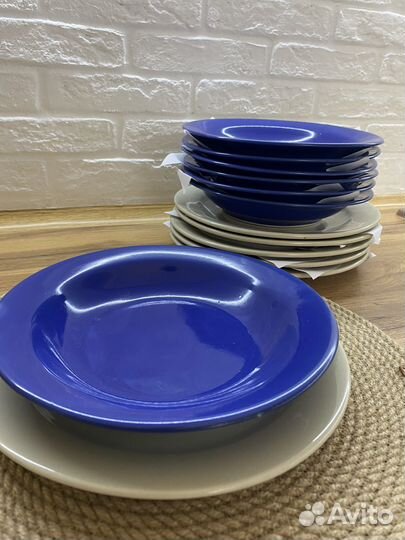 Тарелка посуда набор сервиз новый