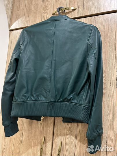 Massimo dutti оригинал куртка кожаная 40/42