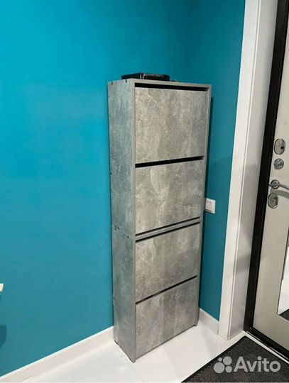 Стеллаж обувница узкая