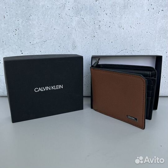 Кошелек calvin klein кожа оригинал новый