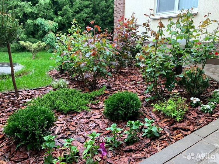 Кора лиственницы в мешках