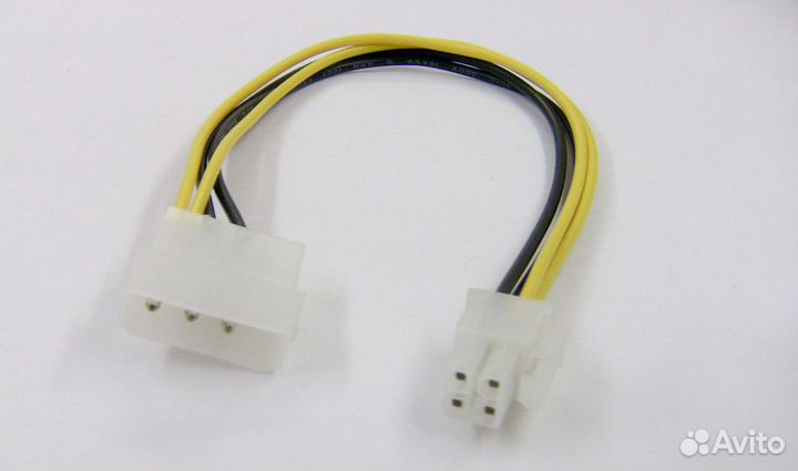 Переходники Molex-4pin, 4pin - 4pin для процессора