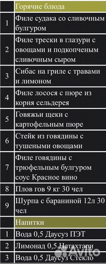 Зал для банкета