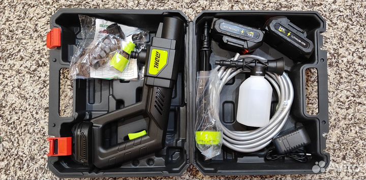 Мойка высокого давления на аккумуляторе