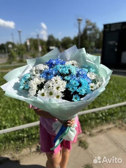 Букет хризантем от Flowerlavka