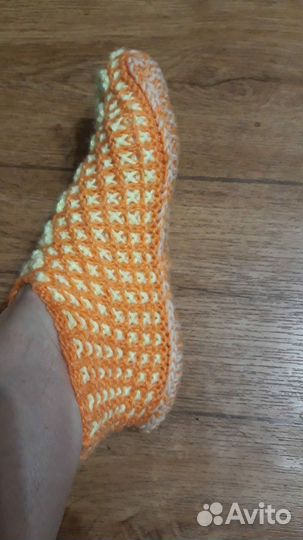 Носки вязаные ручной работы женские