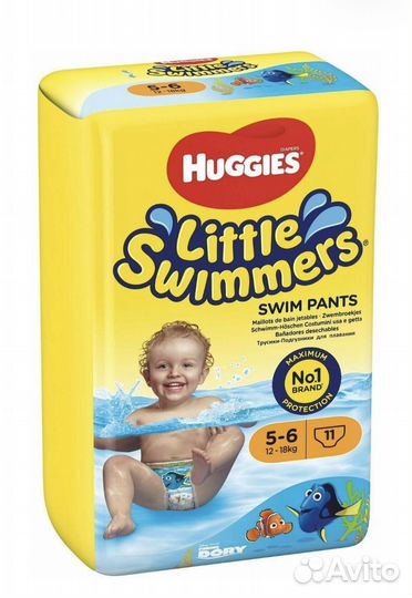 Подгузники Huggies для плавания