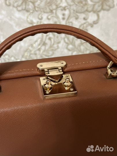 Сумка натуральная кожа коричневая