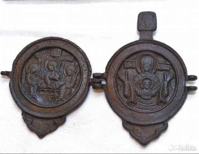 Панагия, складень 18 века.Наперсный крест,Крымский