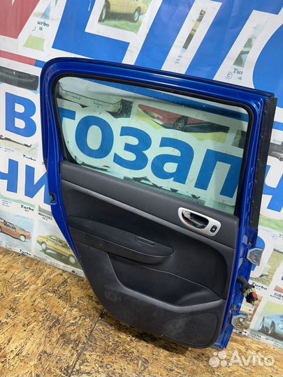 Дверь зад левая в сборе Пежо 307