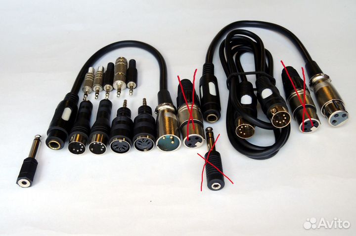 Переходники для звука (все вместе)