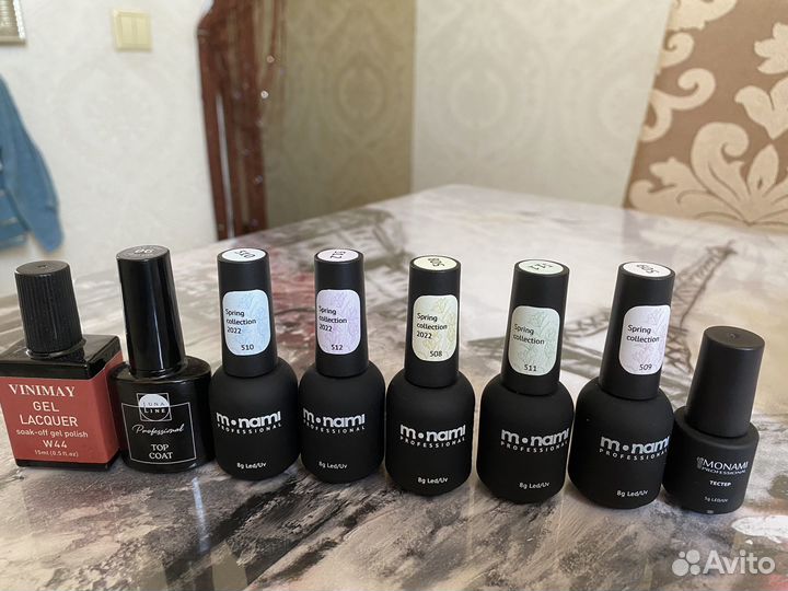 Гель лаки CNI, EMI, Nail Republic, Monami