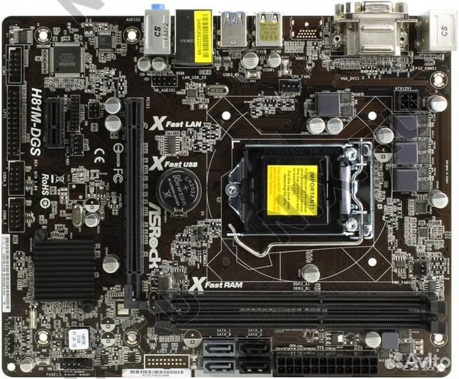 Комплект 1155 gigabyte GA-B75-D3V и asrocН81М-DGS