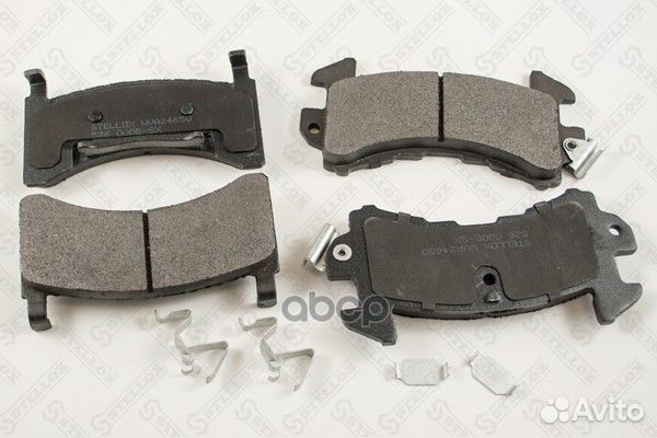 526 000B-SX колодки дисковые передние+задние с