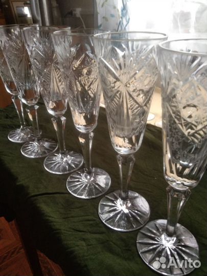 Салатник,рюмки,вазы хрустальные СССР