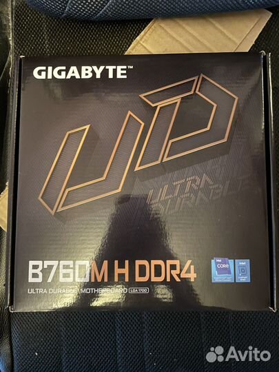 Материнская плата b760m h ddr4 gigabyte lga1700