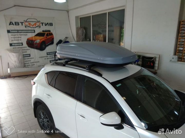 Багажник автобокс на крышу автомобиля Шевроле Chev