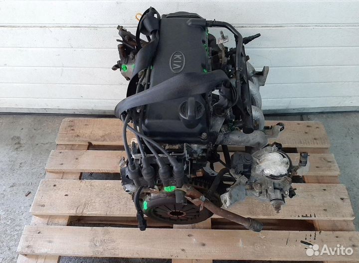 Двигатель Kia Rio 1.3 82лс A3E 2004