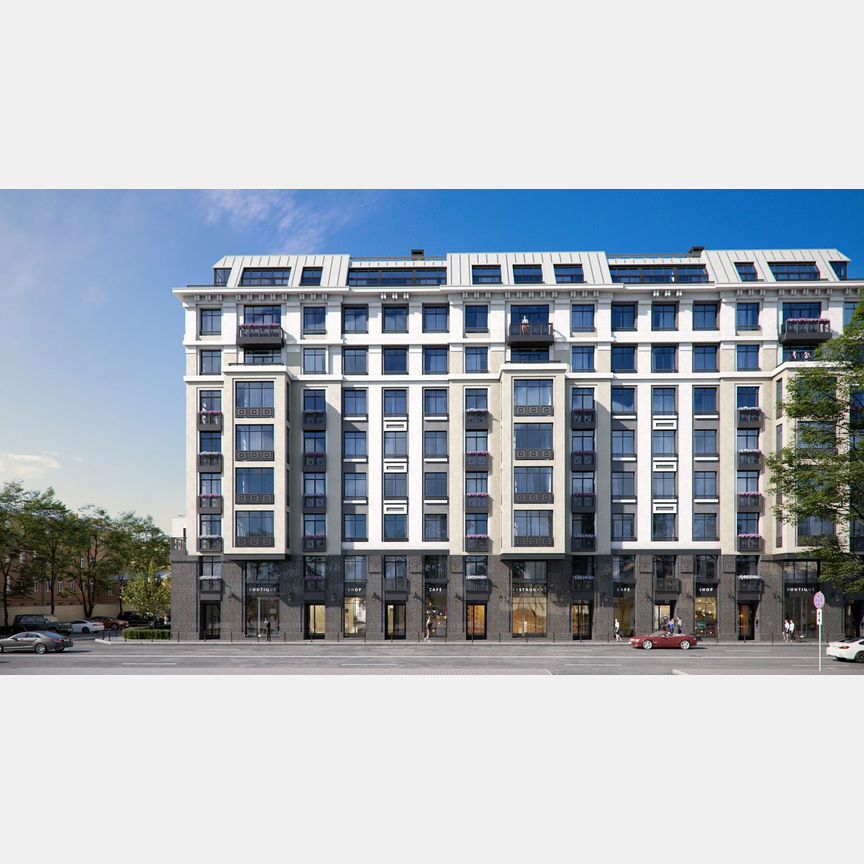 2-к. квартира, 68,9 м², 6/9 эт.