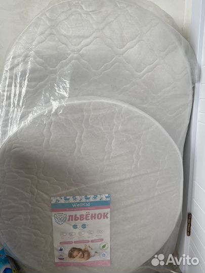 Матрас для овальной и круглой кроватки