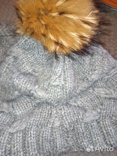 Зимняя шапка и снуд