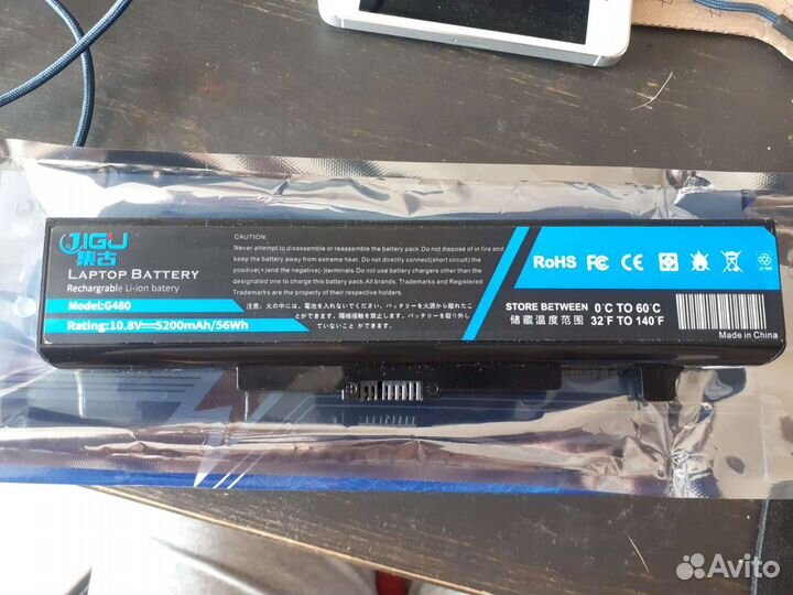 Аккумулятор для ноутбука lenovo G480