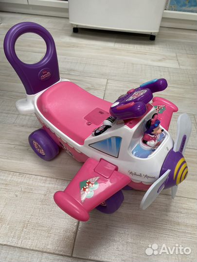 Каталка пушкар самолет с пропеллером Дисней