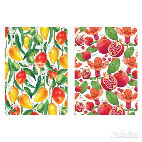 Тетради 60 л. в клетку обложка SoftTouch, набор 2