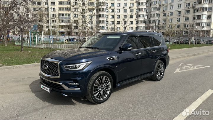 Infiniti QX80 5.6 AT, 2018, 133 000 км