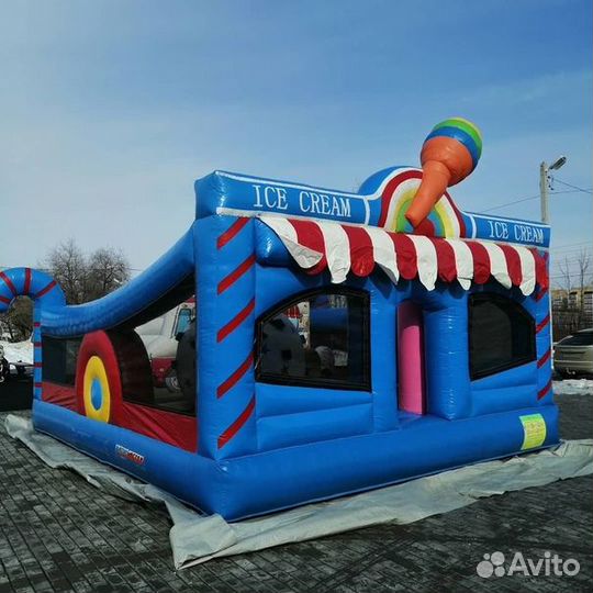 Надувной батут Мороженное 5на5м